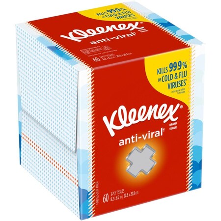 Kleenex Tissue, Antvrl, 60, 27PK KCC49978CT